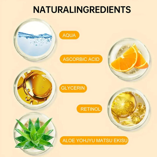 Vitamin C Whitening Freckles Essence Cream Moisturizing Firming Hyaluronic Lightening Repairing Smooth Skincare Whitening Essenc