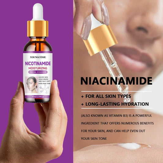 Niacinamide Face Serum 24K Gold Hyaluronic Acid Essence Whitening Dark Spot Corrector Facial Serum Skin Care Products
