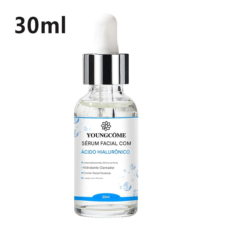 Essência Facial Coreana com Ácido Hialurônico – Hidratação Profunda e Pele de Vidro em Minutos