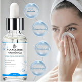 Essência Facial Coreana com Ácido Hialurônico – Hidratação Profunda e Pele de Vidro em Minutos