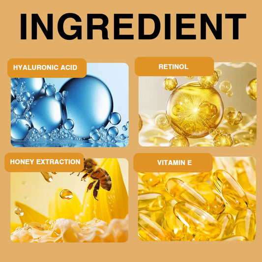 Organic Honey Essential Oil set for Diffuser - Undiluted, Moisturizing Face & Body Massage, Anti-Aging, Vegan, No Additives