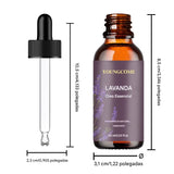 Óleo Essencial de Lavanda Orgânico 40/60ml – Hidratação Profunda, Anti-Acne & Relaxamento Natural